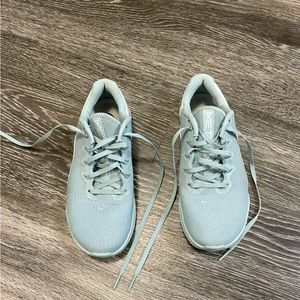 Teal Nike Metcon training shoes